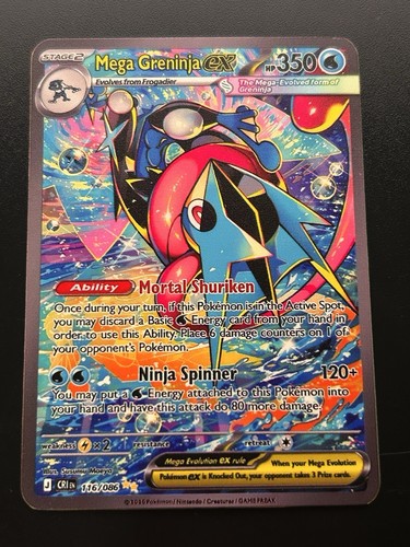 Mega greninja 116 086 - ex, 116/086