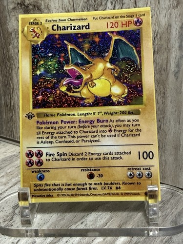Charizard 1st edition custom - charizard, edition.