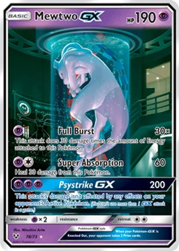 Pokemon mewtwo gx - gx, (78/73)