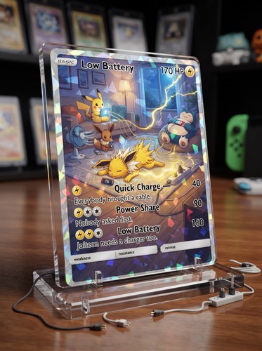 Low battery jolteon - low,