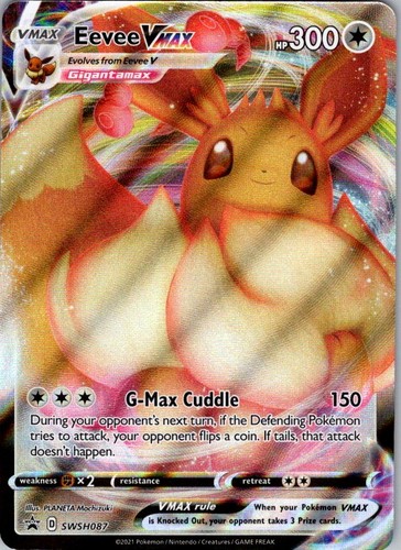 Eevee vmax swsh087 holo promo - eevee,