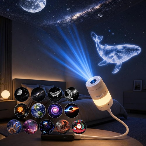 2in1 galaxy projector - galaxy,