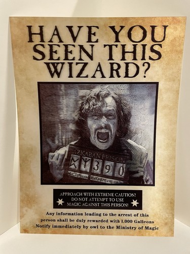 Sirius black 3d - black, potter)
