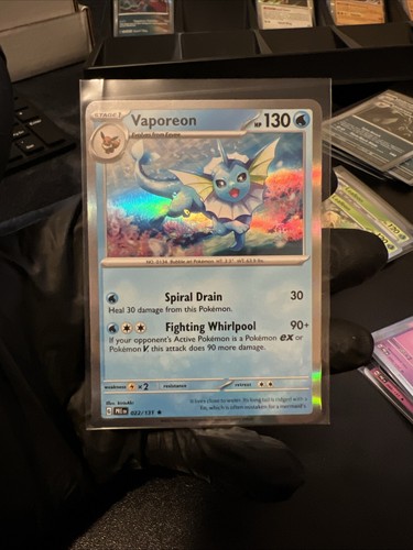 Vaporeon 022 131 - sv:, prismatic
