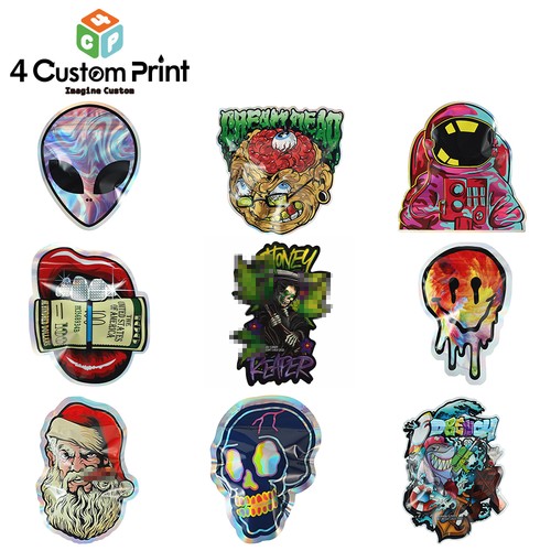 Holographic mylar bags - holographic,