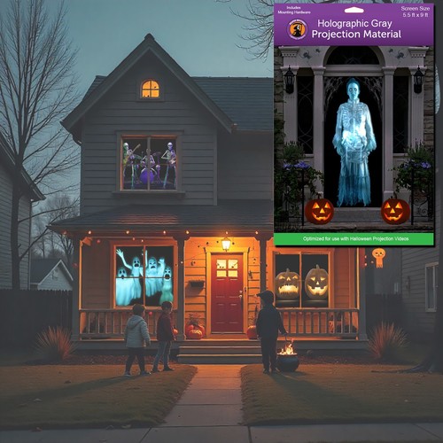 Gray holographic 9 ft - gray, 5