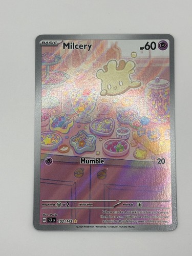 Pokemon milcery 152 142 sv07 - pokemon, 152/142