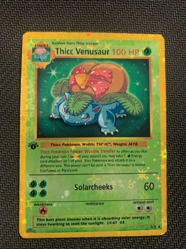 Thicc venusaur alternative - thicc,
