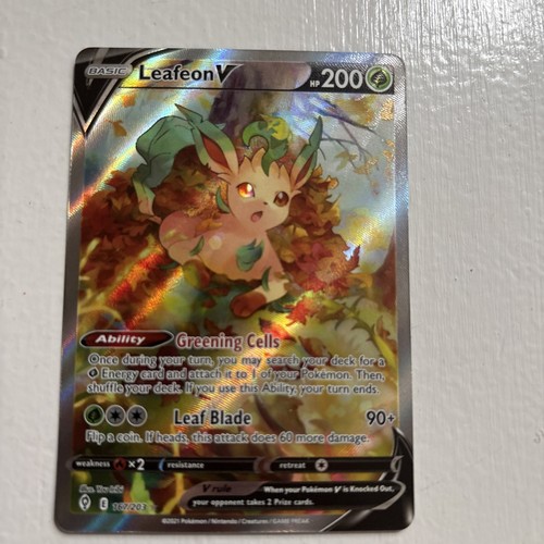 Pokémon tcg leafeon arte - leafeon, v