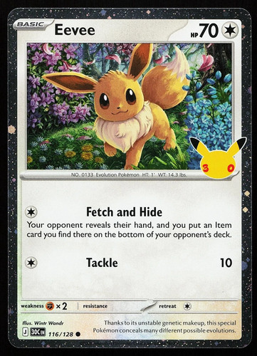 Eevee 116 128 holo - 116/128,