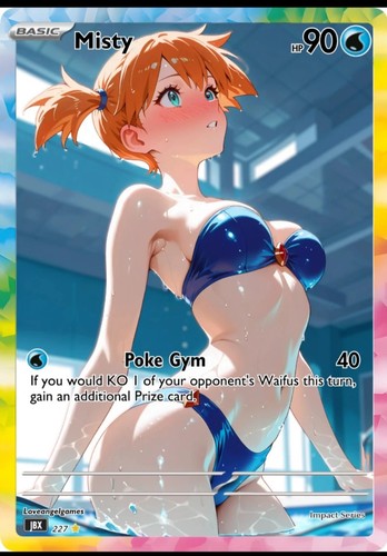 Misty pokemon foil - misty,, pokemon-foil-anime