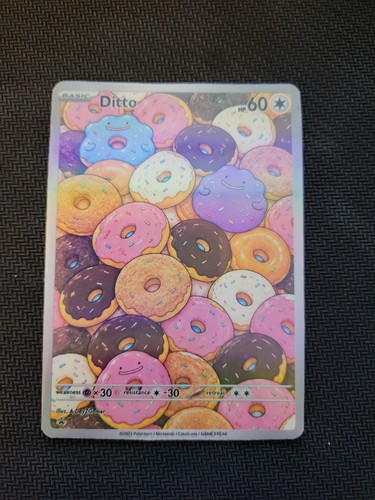 Ditto pokemon card full art - full,